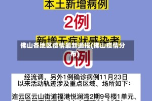 佛山各地区疫情最新通报(佛山疫情分布)