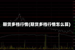 期货多档行情(期货多档行情怎么算)