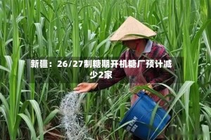 新疆：26/27制糖期开机糖厂预计减少2家