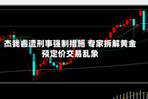杰我睿遭刑事强制措施 专家拆解黄金预定价交易乱象