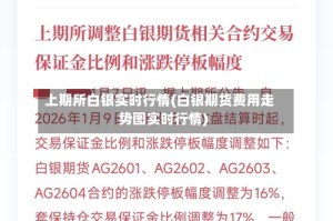 上期所白银实时行情(白银期货费用走势图实时行情)