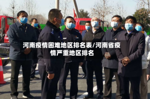 河南疫情困难地区排名表/河南省疫情严重地区排名