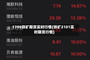 1709铁矿期货实时行情(铁矿2101实时期货行情)