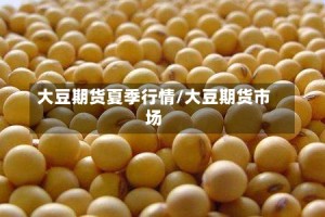 大豆期货夏季行情/大豆期货市场