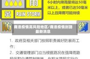 商洛疫情高风险地区/商洛疫情封路最新消息
