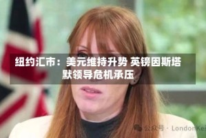 纽约汇市：美元维持升势 英镑因斯塔默领导危机承压