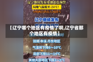 【辽宁哪个地区有疫情了啊,辽宁省那个地区有疫情】