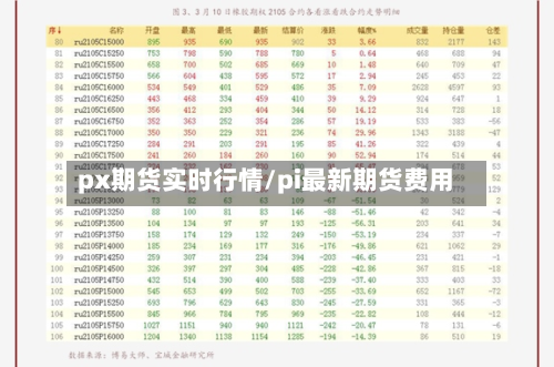 px期货实时行情/pi最新期货费用-第1张图片
