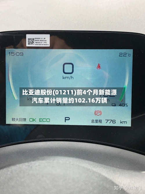 比亚迪股份(01211)前4个月新能源汽车累计销量约102.16万辆-第1张图片