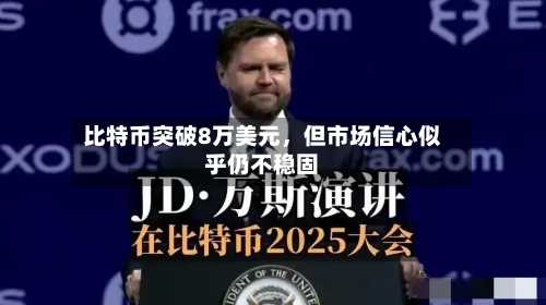 比特币突破8万美元	，但市场信心似乎仍不稳固-第1张图片