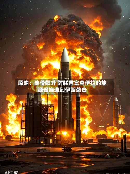 原油：油价飙升 阿联酋富查伊拉的能源设施遭到伊朗袭击-第1张图片