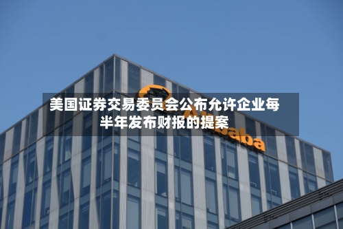 美国证券交易委员会公布允许企业每半年发布财报的提案-第2张图片