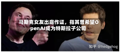 马斯克女友出庭作证	，指其曾希望OpenAI成为特斯拉子公司-第2张图片