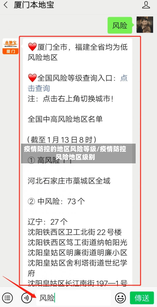疫情防控的地区风险等级/疫情防控风险地区级别-第1张图片