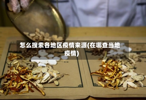 怎么搜索各地区疫情来源(在哪查当地疫情)-第1张图片