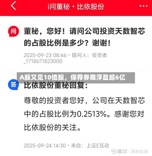A股又见10倍股，保荐券商浮盈超6亿-第3张图片