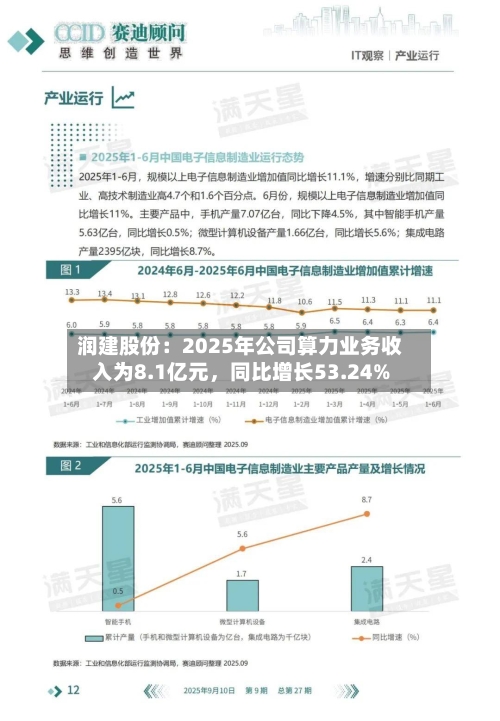 润建股份：2025年公司算力业务收入为8.1亿元，同比增长53.24%-第2张图片