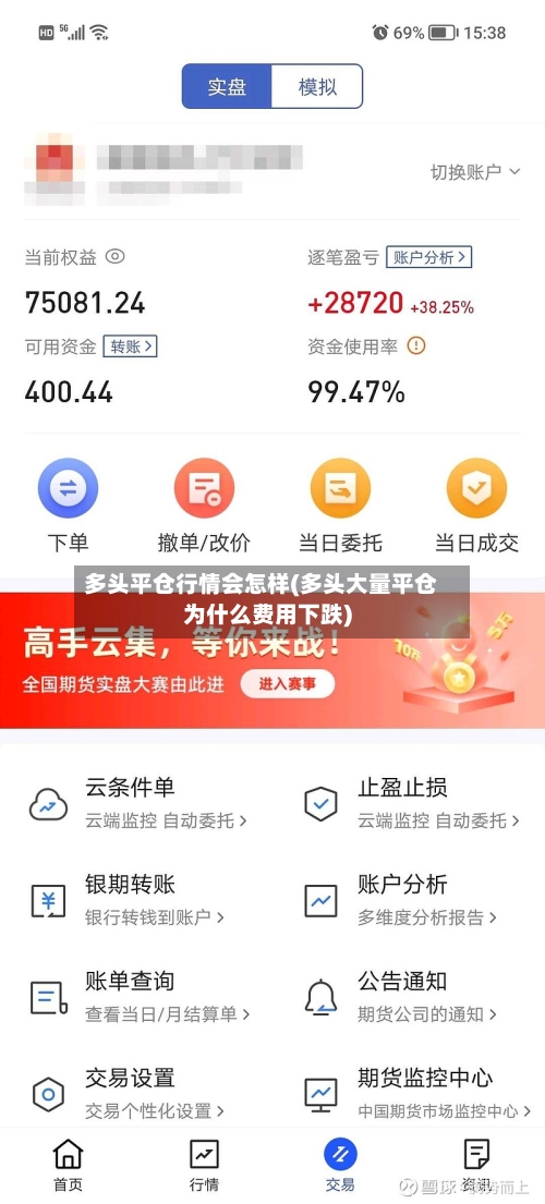 多头平仓行情会怎样(多头大量平仓为什么费用下跌)-第1张图片