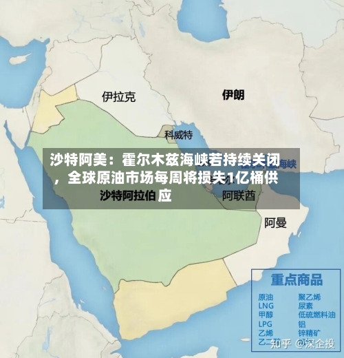 沙特阿美：霍尔木兹海峡若持续关闭	，全球原油市场每周将损失1亿桶供应-第1张图片