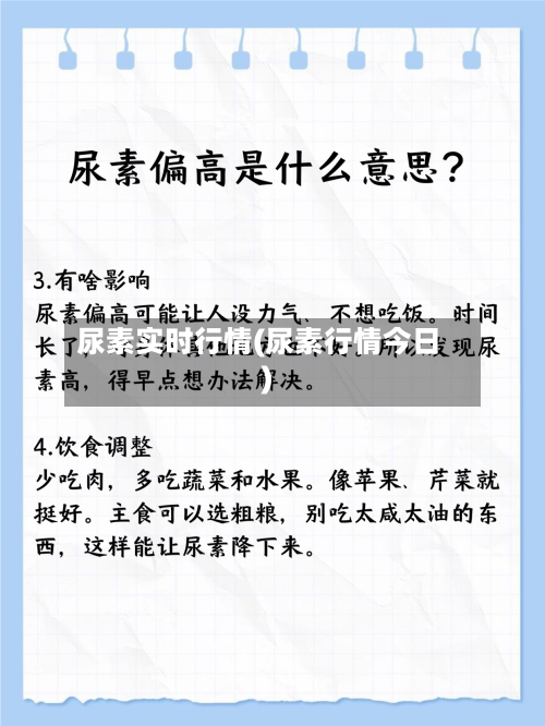 尿素实时行情(尿素行情今日)-第1张图片