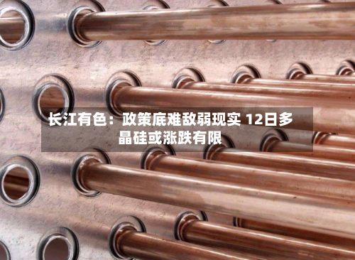 长江有色：政策底难敌弱现实 12日多晶硅或涨跌有限-第1张图片