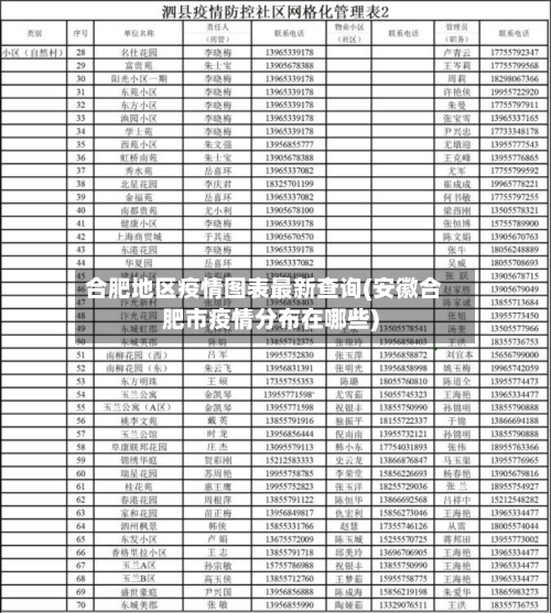 合肥地区疫情图表最新查询(安徽合肥市疫情分布在哪些)-第1张图片