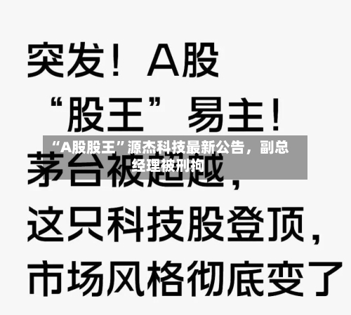 “A股股王	”源杰科技最新公告，副总经理被刑拘-第1张图片